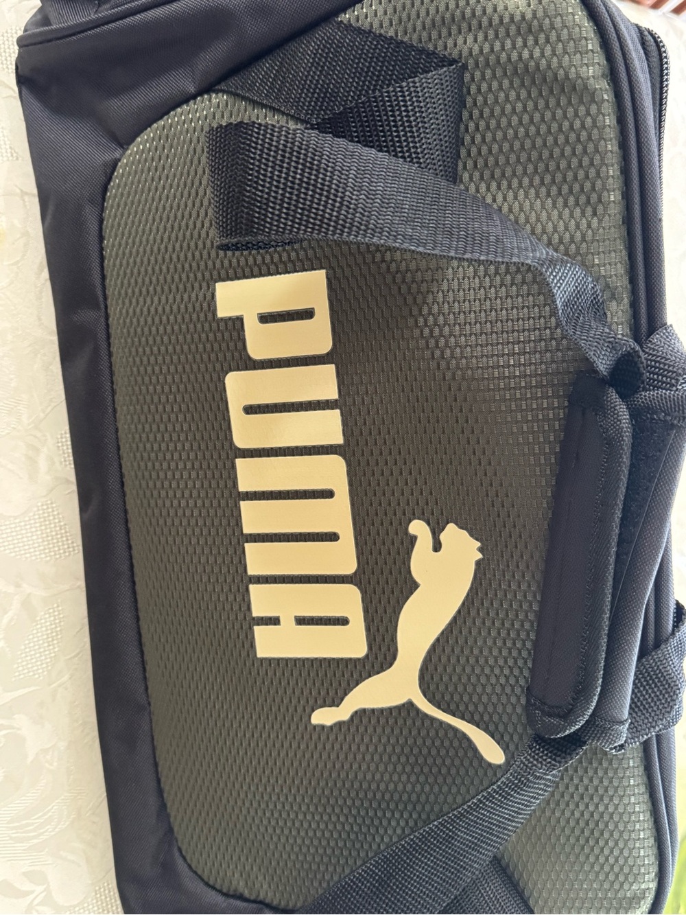 Puma Duffel Bag Olive Green Black 36L New With Tags